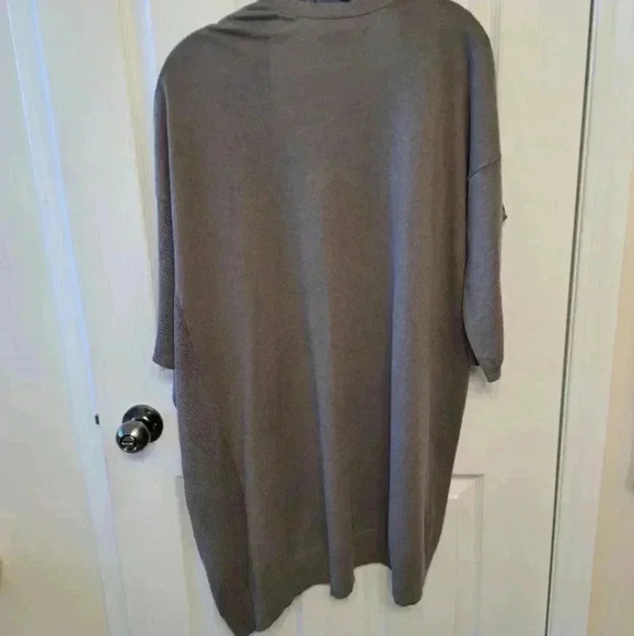 All Saints Cast Cardigan Womens XS Grey Lightweight Asymmetrical  Sweater - Picture 12 of 13